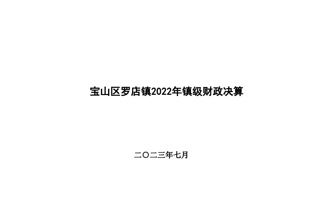 罗店镇2022年决算和2023年上半年执行情况.pdf