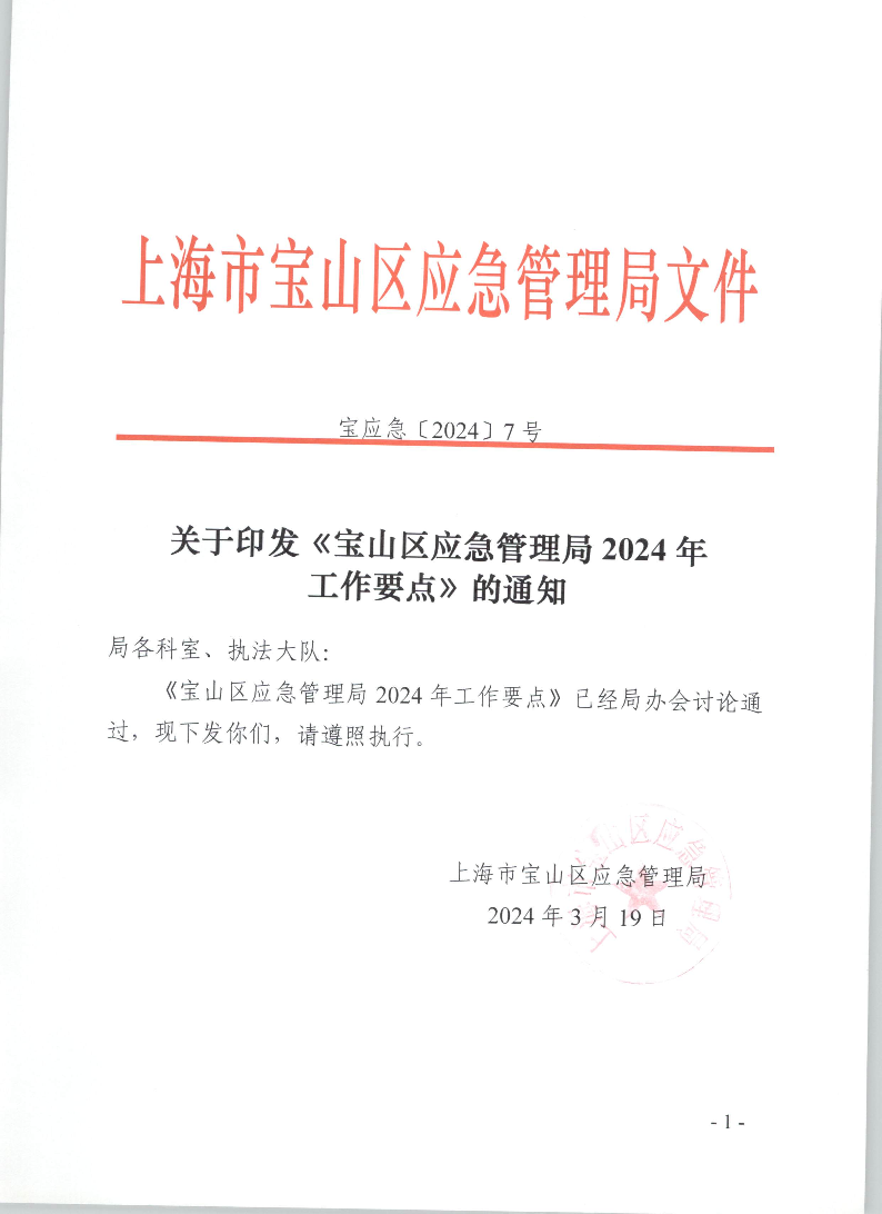 宝应急【2024】7号关于印发《宝山区应急管理局2024年工作要点》的通知.pdf