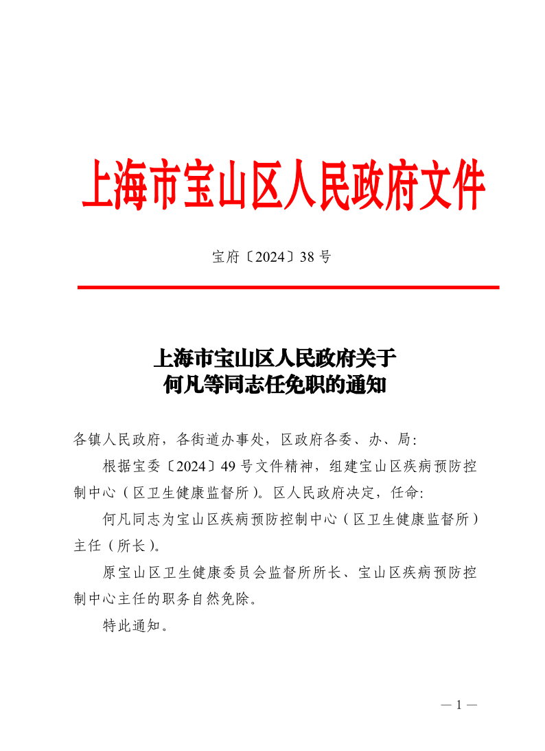 38号—上海市宝山区人民政府关于何凡等同志任免职的通知.pdf